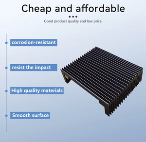 מגן גמיש ניילון מתקפל, מגן אבק, כיסוי אבק למכונת חיתוך לייזר CNC - Product Image 3