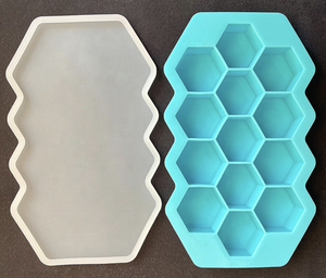 <span class=keywords><strong>Cubo</strong></span> de <span class=keywords><strong>hielo</strong></span> Hexagonal de silicona Flexible, bandeja personalizada de 13 cubos, molde de <span class=keywords><strong>cubo</strong></span> de <span class=keywords><strong>hielo</strong></span> de panal de abeja <span class=keywords><strong>con</strong></span> tapas de sellado para bebidas enfriadas de whisky - Product Image 5