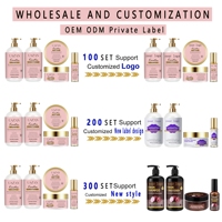 Ensemble Shampooing et Après-Shampooing Personnalisé en Gros à la Kératine Anti-Pelliculaire, Stimulant la Croissance Capillaire, Lissant et Réparateur pour Femmes