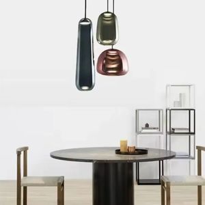 Factory Supply Tendering Long <b>Strips</b> Hanging Light for Living Room Creative Green Glass Pendant Light - Product Image 4