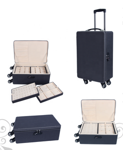 We joaillerie de voyage avec roue, porte-bague, boucle d'oreille, et collier, haute qualité, Offre Spéciale - Product Image 1