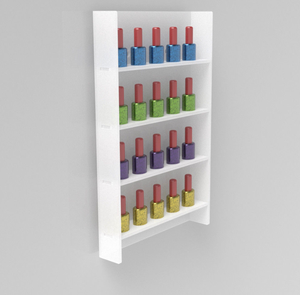 Acrílico montado en la pared pantalla esmalte blanco - Product Image 3