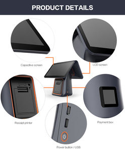 Sistema <span class=keywords><strong>POS</strong></span> All-in-One S58 con Scanner di Codici a Barre G3, Supporto per <span class=keywords><strong>Tablet</strong></span>, Cavo, Doppio Schermo, Terminale NFC, Macchina <span class=keywords><strong>POS</strong></span> - Product Image 4