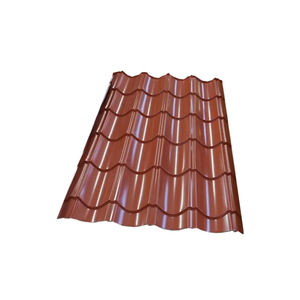 Tôle de toiture ondulée en métal galvanisé prépeint, revêtement couleur, conforme à la norme ASTM DX51D - Product Image 1