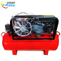 Compresseur d'air à piston YiBang 2,2 KW 3 CV 250 L/min 8 bars 220 V 60 Hz triphasé à entraînement par courroie portable alimenté par courant alternatif