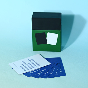 Jeu de cartes portable personnalisé avec boîte pour couples et amis, jeu de questions secrètes – Jeu de table et plateau de Carrom - Product Image 3