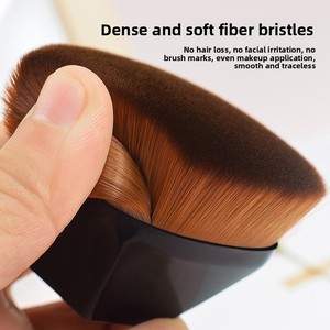 Brocha de Maquillaje Mágica para Base, Brocha para Polvo Suelto, No Absorbente, de Fibra Artificial, Mango de Plástico, Grande, para <span class=keywords><strong>Corrector</strong></span> - Product Image 6