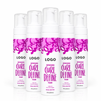 Mousse Coiffante Quotidienne Définissante et Rafraîchissante pour Boucles, à Base de Complexe de Riz, Légère et Fixation Forte, Qualité Supérieure, Unisexe