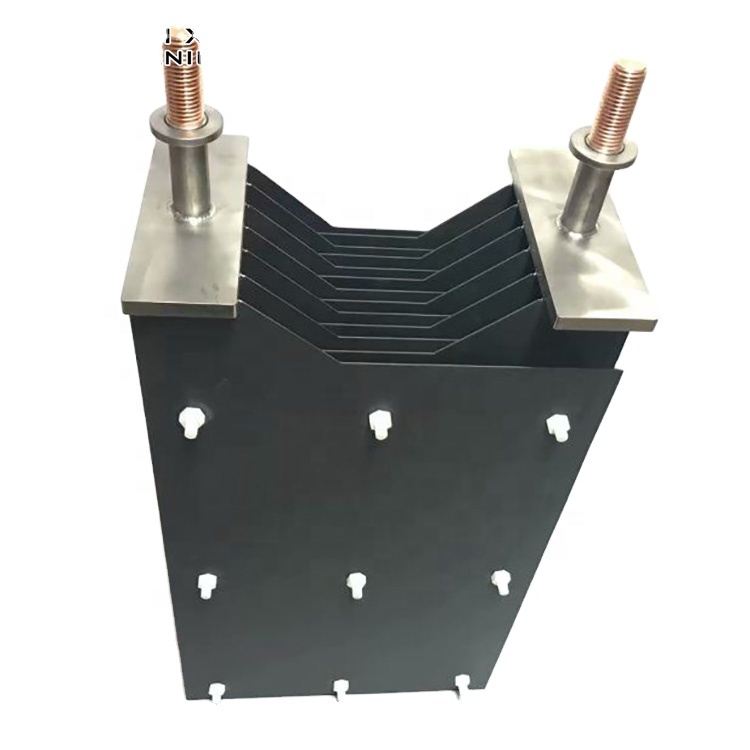 Ru-ir-sn эффективный анод и катодный электрод MMO анод титановый электрод. Длительный срок службы. Лучшая цена пластина 100x100 мм