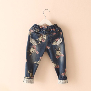 Productos Más Vendidos, Jeans de Diseñador a la Moda para Niños, Pantalones Largos para Niñas en Estados Unidos - Product Image 3