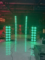 Luces LED Profesionales Interlock 2 Eyes Matrix Blinder RGBALC 6IN1 para Escenarios y Audiencias con Anillo RGB