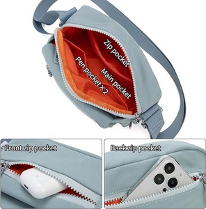 Sangle réglable Nylon femmes mode bandoulière épaule et taille sac petit bandoulière téléphone portable Mini sac à main - Product Image 4