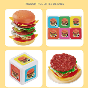 Đồ Chơi Đóng Vai Đồ Chơi Hamburger Bằng Nhựa Đồ Ăn Giả Vờ Co Giãn Cho Nhà Bếp Đồ Chơi Giả Vờ Cho Trẻ Em - Product Image 5