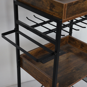 Étagère de <span class=keywords><strong>rangement</strong></span> à cadre métallique moderne meubles de maison pieds en métal étagère de <span class=keywords><strong>rangement</strong></span> <span class=keywords><strong>avec</strong></span> support de <span class=keywords><strong>rangement</strong></span> de type roue de charge - Product Image 6