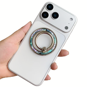 Nhựa Epoxy mẹ của ngọc trai nam châm ngón tay Nhẫn Chủ bảng đứng hợp kim kẽm điện thoại di động Grip cho MagSafe trường hợp điện thoại đứng - Product Image 3
