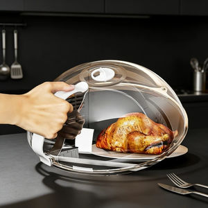 Tapa Antisalpicaduras para Microondas, Libre de BPA, para Calentar Alimentos con Ventilación de Vapor, Apta para Lavavajillas, Transparente y Visible - Product Image 5