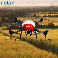 Pulvérisateur agricole professionnel 16L en fibre de carbone, pompe 3-en-1, drone agricole autonome pour la protection des plantes et la pulvérisation des cultures