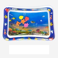 Tapis aquatique gonflable pour bébé rempli d'eau chaude - Jouets sensoriels pour nourrissons et tout-petits pour activités de développement précoce