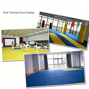 Alfombrillas de goma entrelazadas termoformadas a color con logotipo personalizado al por mayor para protección del suelo en entrenamientos de artes marciales - Product Image 4