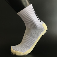 Yinyueli — chaussettes de sport antidérapantes pour hommes, avec film de frottement classique, professionnelles de football, à compression personnalisée