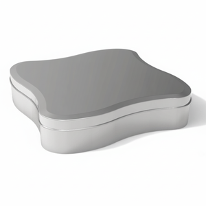 Kontensan L082 Square Metal <b>Tin</b> Box 2.5 Lt Pinwheel Delight Turkish Delight <b>Chocolate</b> 233x233mm X H50mm Slip Lid - Product Image 2