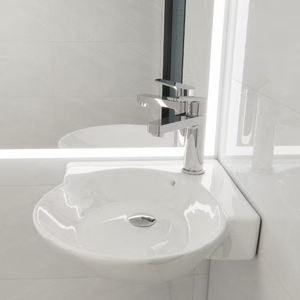 Lavabo ad Angolo Unico e-Space-Terra, Mobile Sospeso a Parete Artistico, Dispositivo Portatile per Lavaggio Mani - Product Image 5