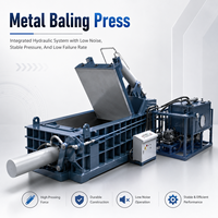 Presse à métaux de rebut à commande automatique, 100 à 400 types, compacteur/presse à balles pour canettes en aluminium