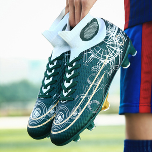 Fábrica al por mayor de marca personalizada zapatos de fútbol de alta calidad para el ocio al aire libre de moda botas de fútbol profesional - Product Image 3