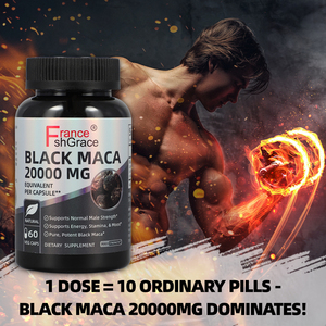 Complément de Maca Noire Personnalisé 20000mg pour l'Énergie, l'Équilibre Hormonal et la Vitalité – Capsules de Maca pour la Santé - Product Image 4