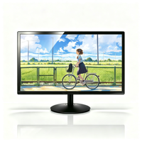 Nouvel écran PC LED TN large de 19,5 pouces, vente en gros d'usine, 1600x900 HD+ 60Hz /VGA, support VESA, noir, pour bureau professionnel