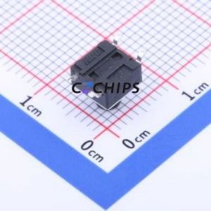 K2-6639SP-F3SC-04 Tactile Switch SMD-4P,6x6mm Switch 1.8N Vertical Mount 6mm 6mm - Product Image 2