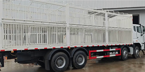 <span class=keywords><strong>Camion</strong></span>-cage à bétail Sinotruk HOWO 8*4 10m à double étage pour le transport <span class=keywords><strong>de</strong></span> porcs - Product Image 6