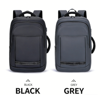 Sac à dos pour ordinateur portable en nylon 15 pouces, personnalisé, tendance, pour homme, sac d'affaires durable avec compartiment dédié pour ordinateur portable, grande capacité