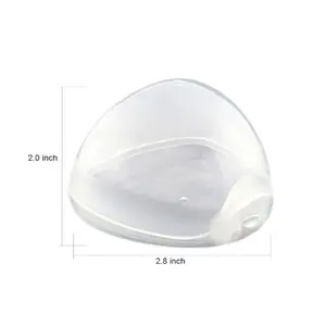 Großhandel BPA Free Schnuller Box Transparente Baby Schnuller Fall für die Aufbewahrung Silikon Schnuller Nippel