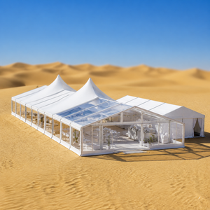Luxury Wedding Tents Customized Aluminum Waterproof Party Marquee Tents Large Scale Outdoor Ceremony Wedding Tents For Events - Product Image 1