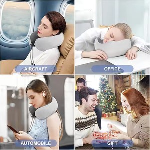 Produits de résolution de problèmes en usine OEM Coussins électriques pour le cou en forme de U avec chaleur du cou Oreiller de massage infrarouge shiatsu - Product Image 6