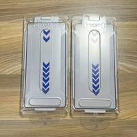 Kit d'installation de protection d'écran en verre trempé à colle intégrale avec dépoussiérage automatique pour iPhone 17 16 15 14 Pro Max