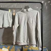 Nouveau sweat à capuche zippé style américain automne/hiver en molleton 100% coton, coupe ample, col montant, manches longues, effet amincissant