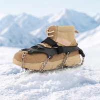 Crampons d'urgence pour la glace, 13 micro-pointes, antidérapants pour bottes, avec certificat PPE