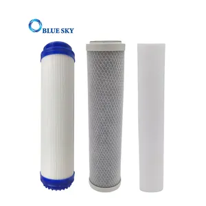 10 Inch 5 Micron Water Filter CTO Activated Carbon Filter Cartridge for PP Melt Blown Water Purifier Filter