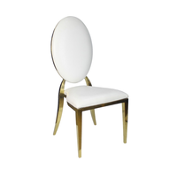 Silla de acero inoxidable al por mayor para salón de bodas, fabricante OEM