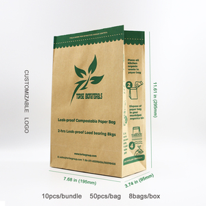 <span class=keywords><strong>Sac</strong></span> d'emballage alimentaire en papier <span class=keywords><strong>kraft</strong></span> biodégradable PLA Iiminate <span class=keywords><strong>sac</strong></span> en papier <span class=keywords><strong>kraft</strong></span> compostable anti-graisse légumes pain grillé - Product Image 4