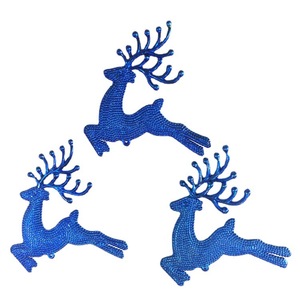<b>Christmas</b> <b>Tree</b> Ornaments Fawn Elk Spotted Deer Accessories Bell Pendants Plastic Beaded Multiple Sizes <b>Modern</b> Minimalist - Product Image 5
