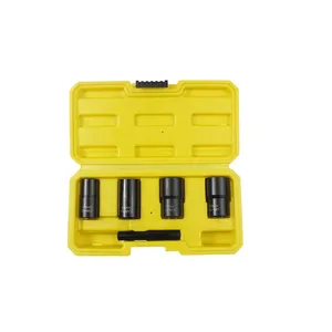 5 uds 1/2 ''Drive Meric 17-22mm Twist Socket Set perno y Lug Nut Remover Extractor Tool Lug Nut Extractor Socket Tools