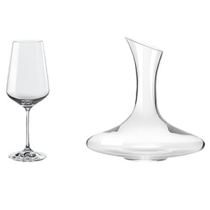 Bohemia Crystal <b>Wine</b> Glass Set 7-Piece Gift Box Dishwasher Safe 301-400ml <b>Goblet</b> Serving Set - Product Image 3