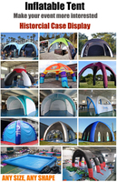 Haute qualité Oxford PVC caractère personnalisé forme gonflable porte d'entrée événement porte arc de noël publicité gonflables