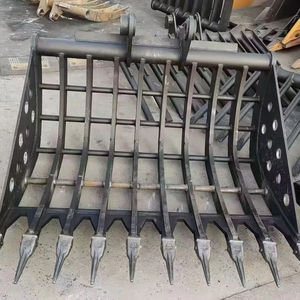 Rakes de Raiz OEM para Escavadoras de 1-50 Toneladas, Garantia de 1 Ano, Fabricado na China - Product Image 1