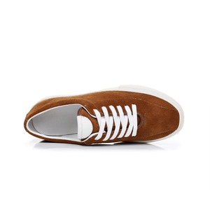 Trendy Style Top Quality Breathable Suede Leather Leisure Shoes Office Shoes Lace up Platform Sneakers - Product Image 5