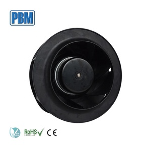 เครื่องเป่าลมพลาสติกแบบแรงเหวี่ยงโค้งย้อนกลับขนาดกะทัดรัด190มม. 48V DC แบบไม่ใช้แปรงถ่าน627เครื่องเป่าลม - Product Image 2