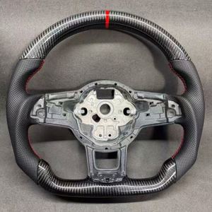 Volant <span class=keywords><strong>sport</strong></span> en fibre de carbone pour <span class=keywords><strong>Golf</strong></span> <span class=keywords><strong>6</strong></span> GTI MK7 MK6 MK5 MK4 GTS GTI <span class=keywords><strong>GTD</strong></span>, possibilité de moderniser le modèle ancien vers le nouveau - Product Image 1